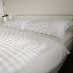 Povlečení Solitude CVC bílé, bavlna/PES 60%/40%, česané příze