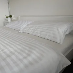 Povlečení Solitude bílé, 100 % bavlna, česané příze