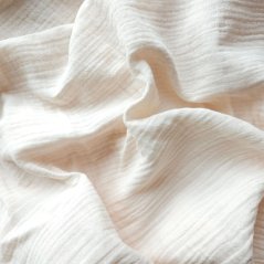 Mušelínové povlečení do postýlky cream, 100x135+45x60 cm