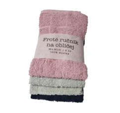 Sada froté ručníků na obličej 30x30 cm