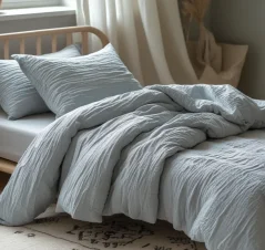 Mušelínové povlečení SILVER, 140x200+70x90 cm