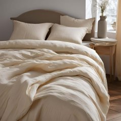 Mušelínové povlečení cream, 140x200+70x90 cm