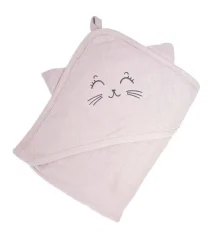 Mušelínová osuška s kapucí, 80x80 cm